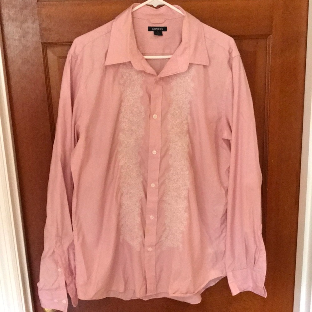 Men’s Large Express long sleeved button down